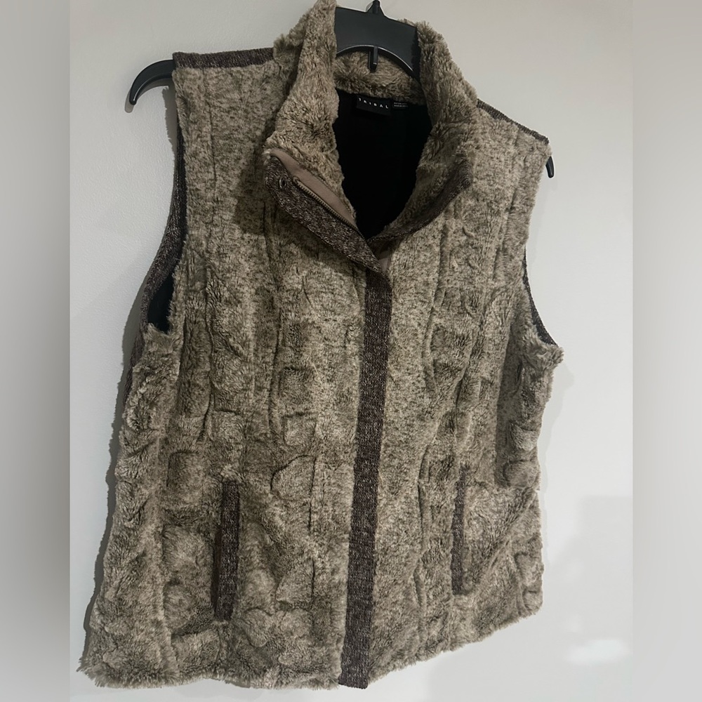 Brown/Tan Vest Sz XL